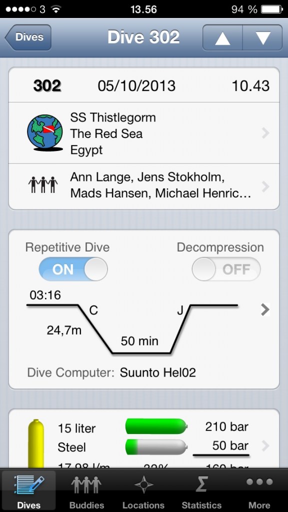 Screenshot_Dive Overview