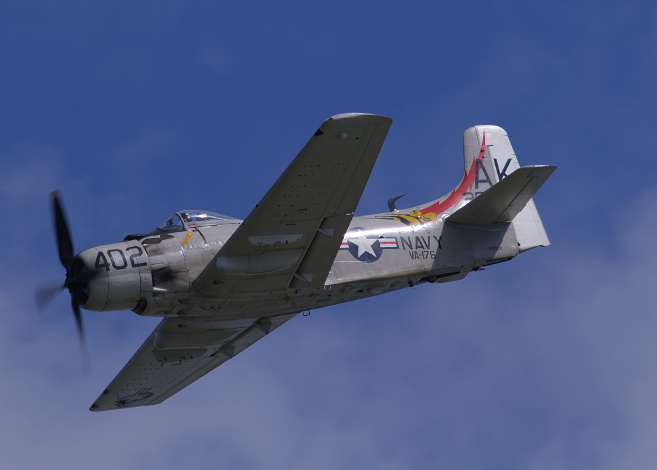 Skyraider during ILA airshow in Berlin