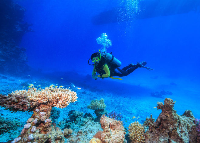 air consumption when scuba diving