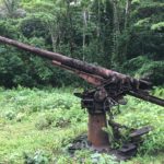 Visit a pair of Japanese anti-aircraft guns, buried deep in the jungle near Munda, while on a tour conducted via restored WWII jeep. (Photo credit: Rebecca Strauss)
