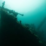 U.S. Air Force bombers sank the Kashi Maru freighter in 1943. Today, divers can explore the wreckage with Dive Munda. (Photo credit: Klaus Obermeyer)