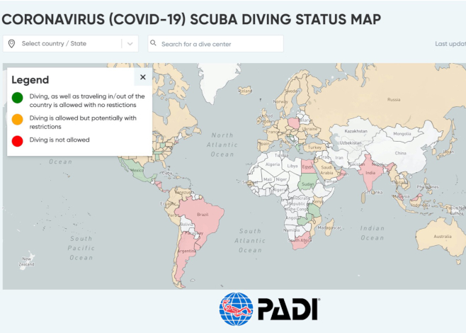 COVID-19 Scuba Diving Status