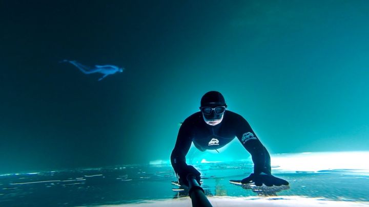 Freedive Under the Ice • Scuba Diver Life