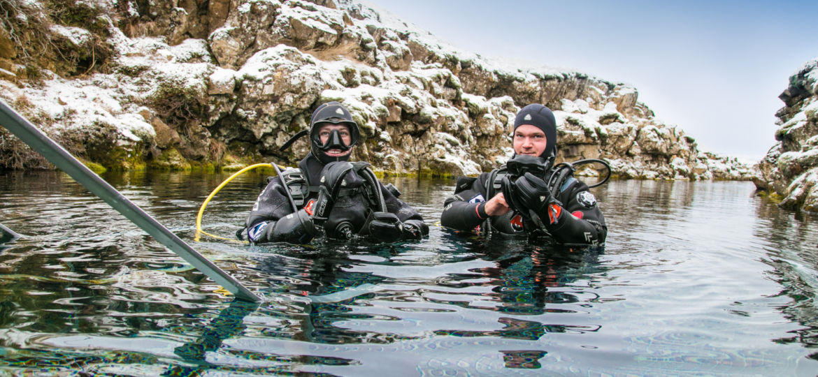 scuba diving in silfra