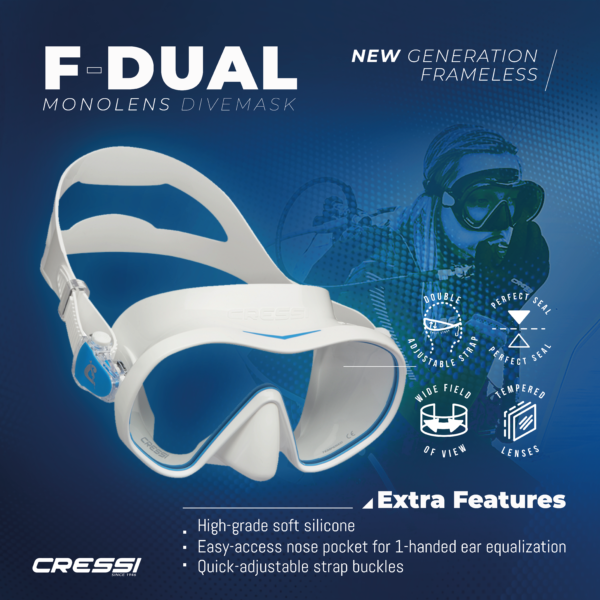 Gear Review: Cressi A1 and F-Dual Masks • Scuba Diver Life