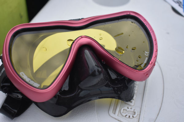 Cressi Scuba Snorkeling Frameless Dive Mask, Pink 