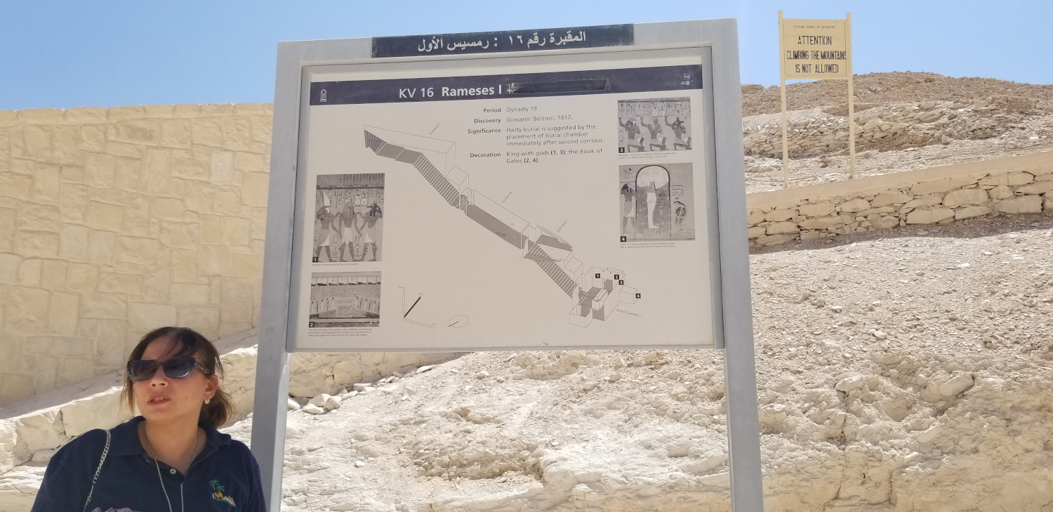 Nermeen gives us the details on Rameses I's tomb.