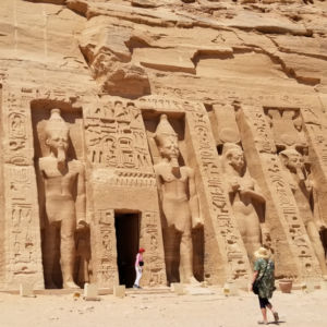 Nefertari's temple at Abu Simbel